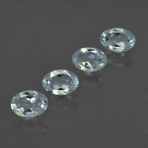 Acquamarina naturale blu da 1,61 ct, taglio ovale, VS