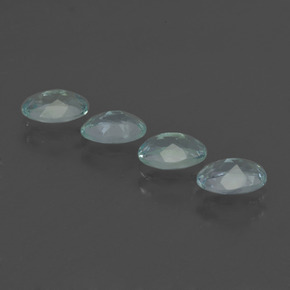 Acquamarina naturale blu da 1,61 ct, taglio ovale, VS