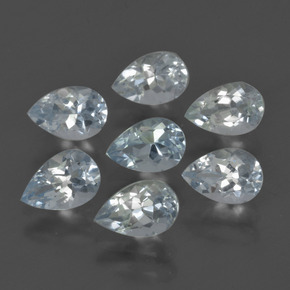 Gemme di Acquamarina Azzurro naturale da 3.00 ct, Forma a pera, VVS-VS