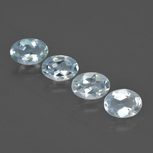 Gemme di Acquamarina Azzurro naturale da 2.30 ct, Taglio ovale, VVS-VS