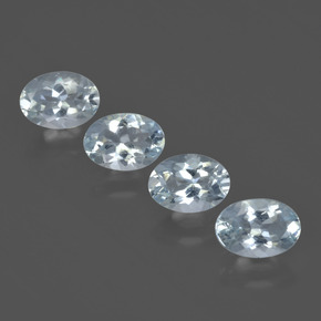 Gemme di Acquamarina Azzurro acqua chiaro naturale da 2.56 ct, Taglio ovale, VVS-VS