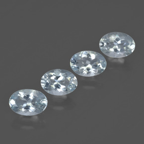 Gemme di Acquamarina Azzurro acqua chiaro naturale da 2.56 ct, Taglio ovale, VVS-VS