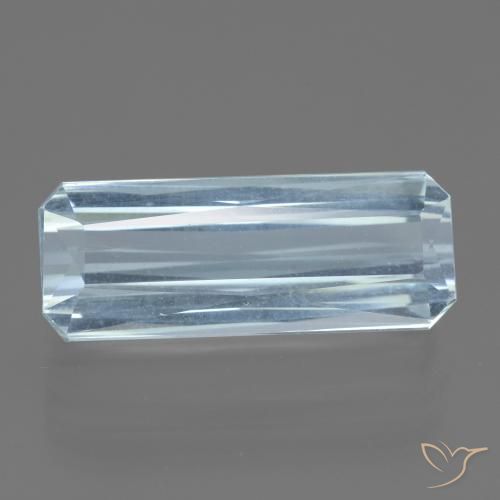 15.37ct Naturale Bambina blu Acquamarina, Taglio smeraldo, VVS