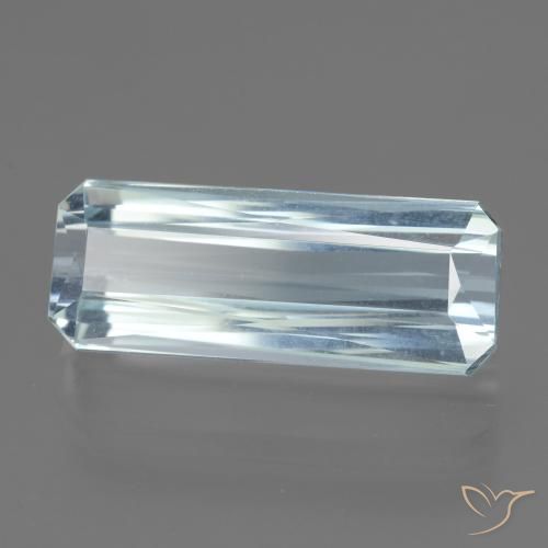 Acquamarina Bambina blu naturale da 15.37 ct, Ottagonale / Taglio smeraldo, VVS