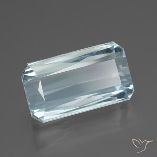 Acquamarina Bambina blu naturale da 11.87 ct, Ottagonale / Taglio smeraldo, VVS