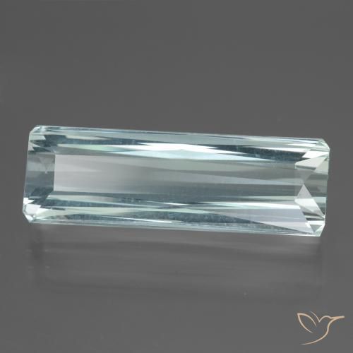 Acquamarina Azzurro acqua chiaro naturale da 13.90 ct, Ottagonale / Taglio smeraldo, VVS