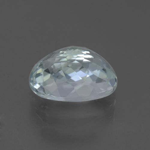 Acquamarina naturale blu da 3,10 ct, taglio ovale, VVS