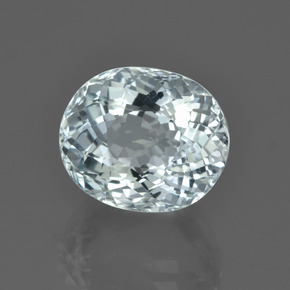 Acquamarina Azzurro naturale da 5.27 ct, Taglio ovale, VVS