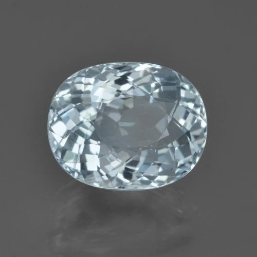 Acquamarina Azzurro acqua chiaro naturale da 5.14 ct, Ovale, VVS