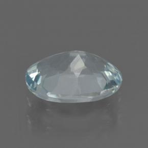 Acquamarina naturale blu da 0,85 ct, taglio ovale, VS