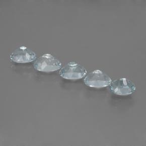 Acquamarina naturale blu da 2,72 ct, taglio ovale, VS
