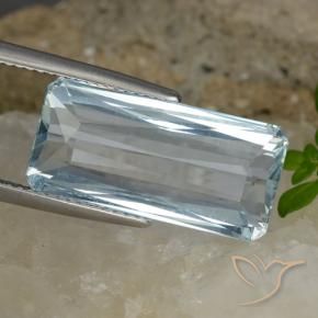 Acquamarina Azzurro naturale da 10.63 ct, Ottagonale / Taglio smeraldo, VVS