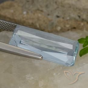 Acquamarina Azzurro naturale da 10.63 ct, Ottagonale / Taglio smeraldo, VVS