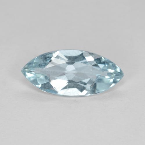 Acquamarina naturale blu da 1,13 ct, marchesa, VS-SI