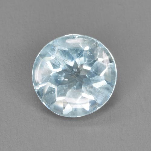 Acquamarina Bambina blu naturale da 1.46 ct, Taglio rotondo, VS-SI