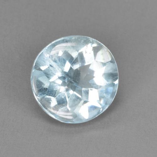 Acquamarina Bambina blu naturale da 1.46 ct, Taglio rotondo, VS-SI