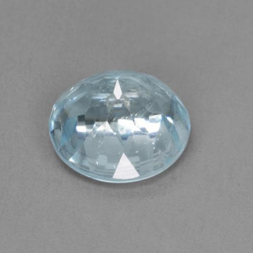 Acquamarina Bambina blu naturale da 1.46 ct, Taglio rotondo, VS-SI