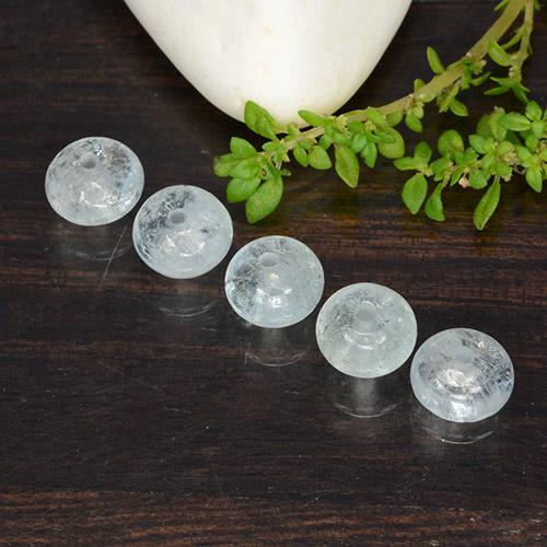 Acquamarina naturale blu da 5,88 ct, forma fantasia, traslucido