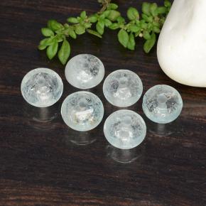 Acquamarina naturale blu da 6,12 ct, forma fantasia, traslucido