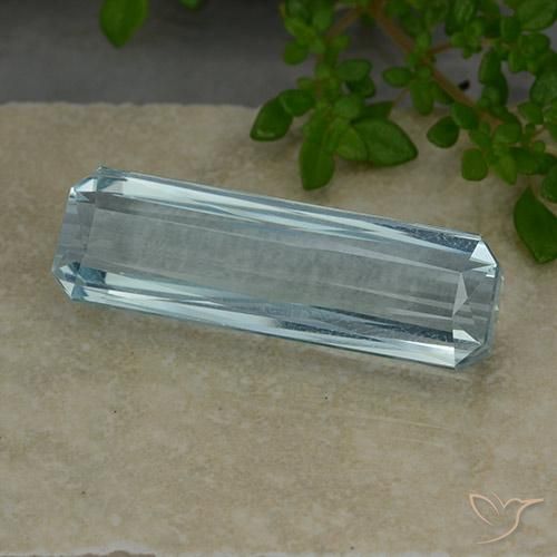 Acquamarina Azzurro acqua chiaro naturale da 23.57 ct, Ottagonale / Taglio smeraldo, VVS