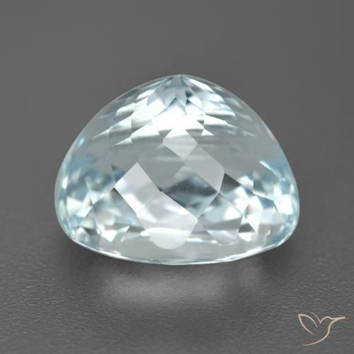 Acquamarina Azzurro naturale da 6.52 ct, Ovale, VVS