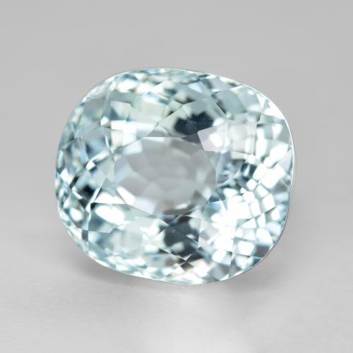 Acquamarina naturale blu da 6,63 ct, taglio ovale, VVS