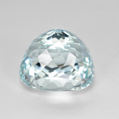 Acquamarina naturale blu da 6,63 ct, taglio ovale, VVS