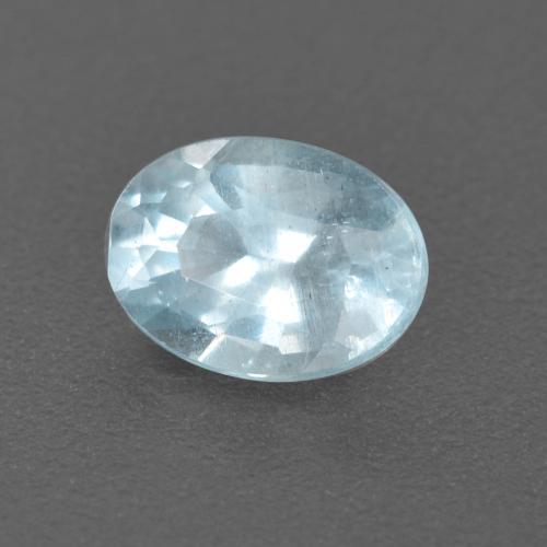 Acquamarina Azzurro naturale da 0.48 ct, Taglio ovale, VS