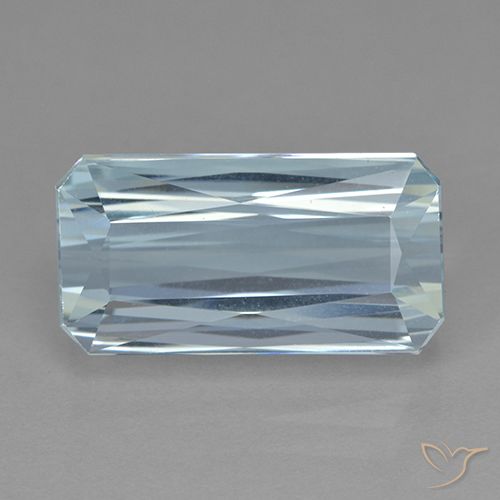 10.05ct Naturale Azzurro Acquamarina, Taglio smeraldo, VVS