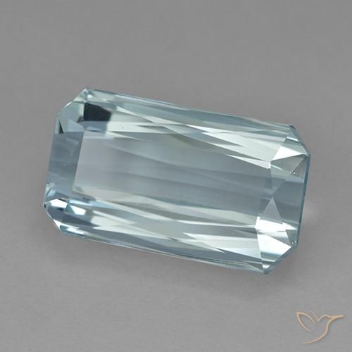 Acquamarina Azzurro acqua chiaro naturale da 9.70 ct, Ottagonale / Taglio smeraldo, VVS