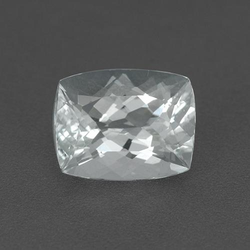 Acquamarina Bianco bluastro naturale da 2.38 ct, Taglio a cuscino, VVS-VS