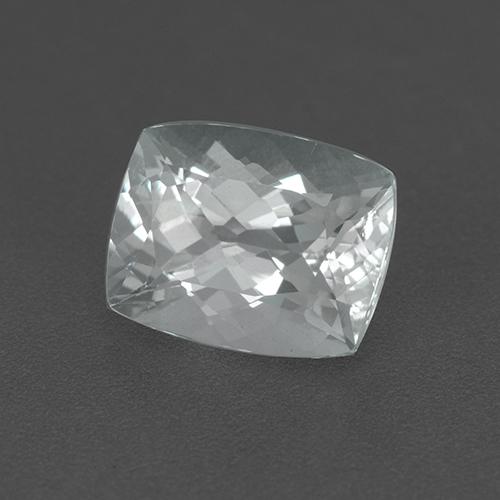 Acquamarina Bianco bluastro naturale da 2.38 ct, Taglio a cuscino, VVS-VS