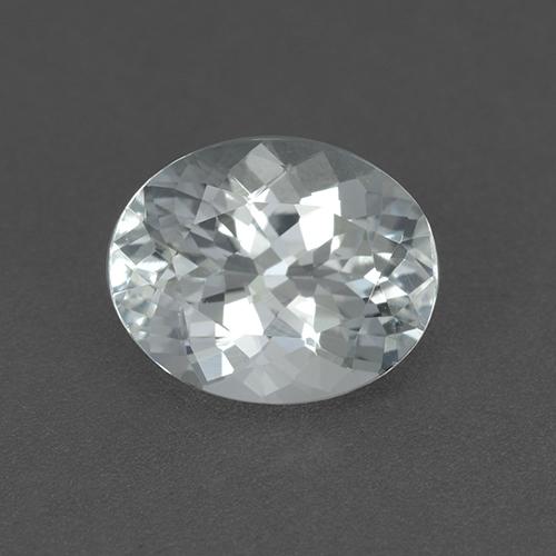 Acquamarina Celeste naturale da 2.83 ct, Taglio ovale, VVS