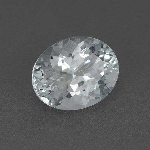 Acquamarina Celeste naturale da 2.83 ct, Taglio ovale, VVS