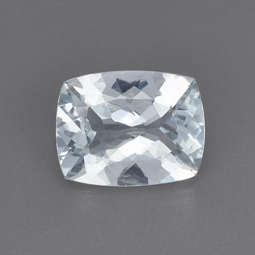 Acquamarina Bianco bluastro naturale da 1.78 ct, Taglio a cuscino, VVS