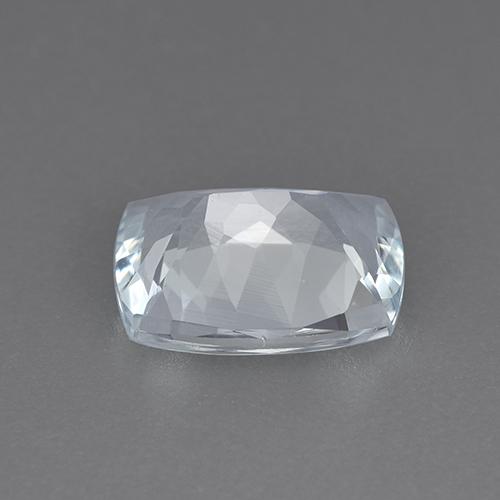 Acquamarina Bianco bluastro naturale da 1.78 ct, Taglio a cuscino, VVS