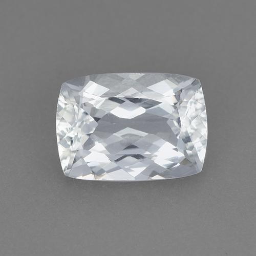 Acquamarina Bianco bluastro naturale da 1.45 ct, Taglio a cuscino, VVS-VS