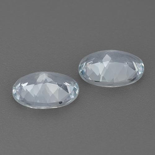 Acquamarina naturale blu da 2,02 ct, taglio ovale, VVS-VS