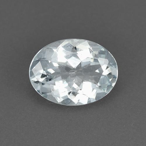 Acquamarina Azzurro naturale da 1.02 ct, Taglio ovale, VVS-VS