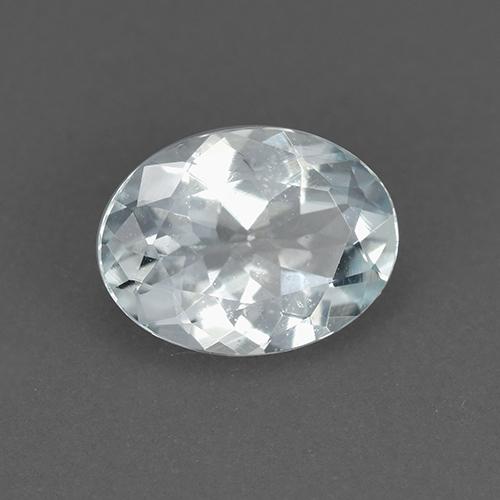 Acquamarina Azzurro naturale da 1.02 ct, Taglio ovale, VVS-VS