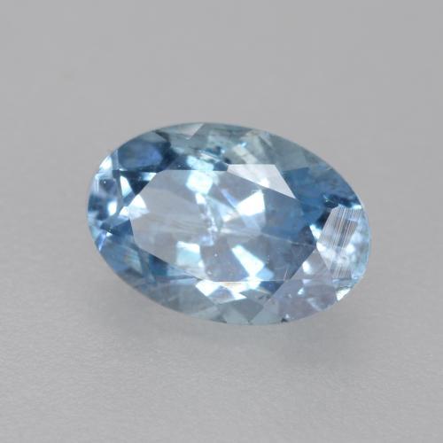 Acquamarina Blu Svizzero Profondo naturale da 0.47 ct, Taglio ovale, VS-SI