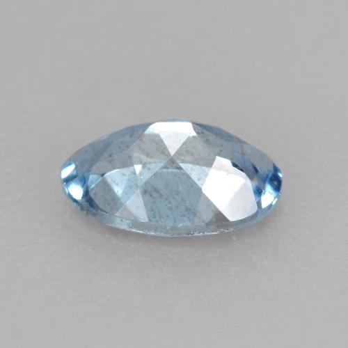 Acquamarina Bambina blu naturale da 0.38 ct, Taglio ovale, VS-SI