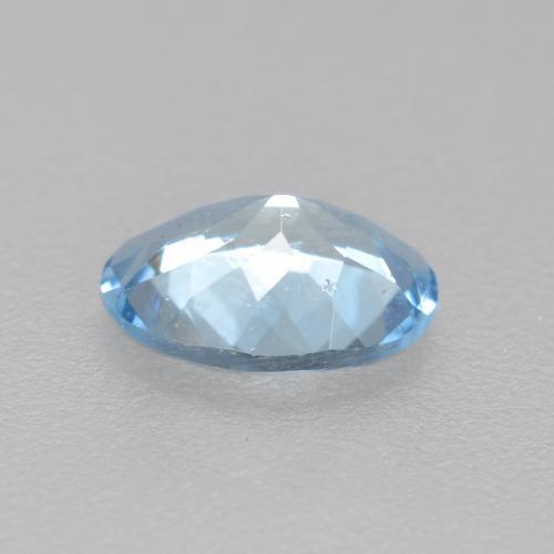 Acquamarina Celeste naturale da 0.35 ct, Taglio ovale, VS-SI