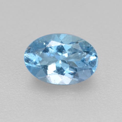Acquamarina Blu Maya profondo naturale da 0.39 ct, Taglio ovale, VS-SI