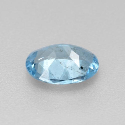 Acquamarina Blu naturale da 0.56 ct, Taglio ovale, VS-SI