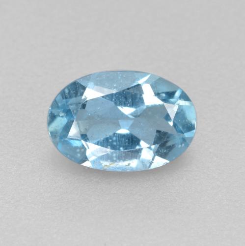 Acquamarina Bambina blu naturale da 0.33 ct, Taglio ovale, VS-SI