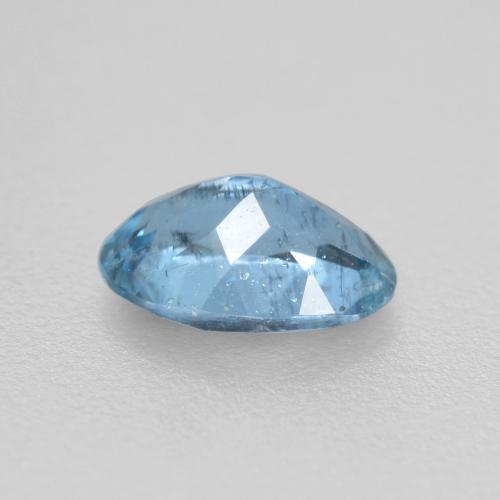 Acquamarina naturale blu da 0,44 ct, taglio ovale, VS-SI