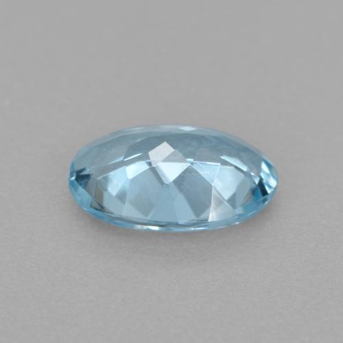 Acquamarina Bambina blu naturale da 0.49 ct, Taglio ovale, VS