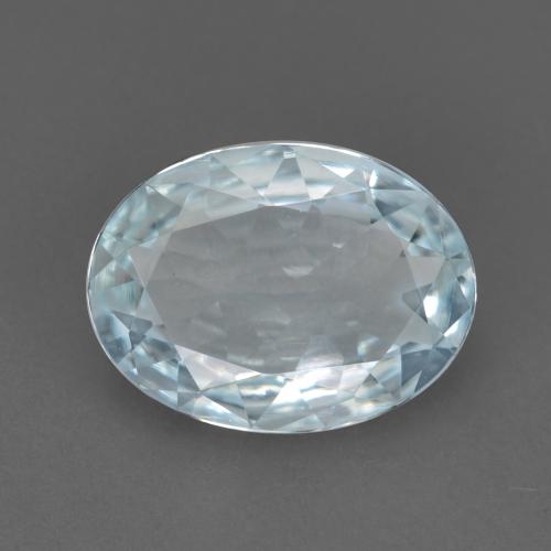 Acquamarina Azzurro acqua chiaro naturale da 0.86 ct, Taglio ovale, VVS
