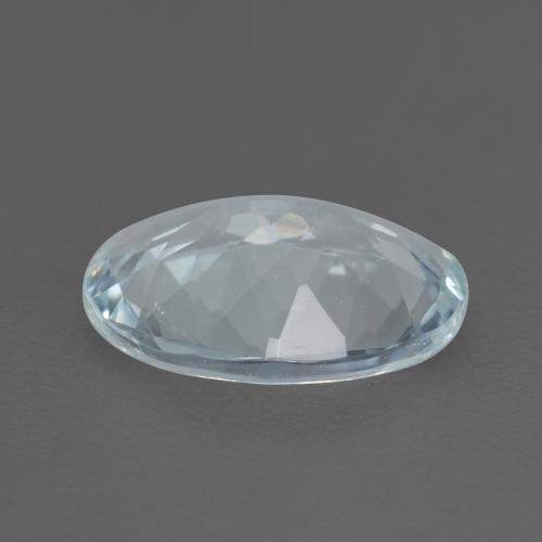 Acquamarina Azzurro acqua chiaro naturale da 0.86 ct, Taglio ovale, VVS